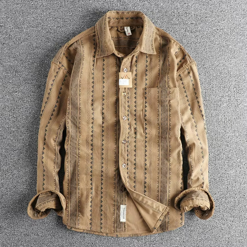 Savanna Stripe Cotton Shirt