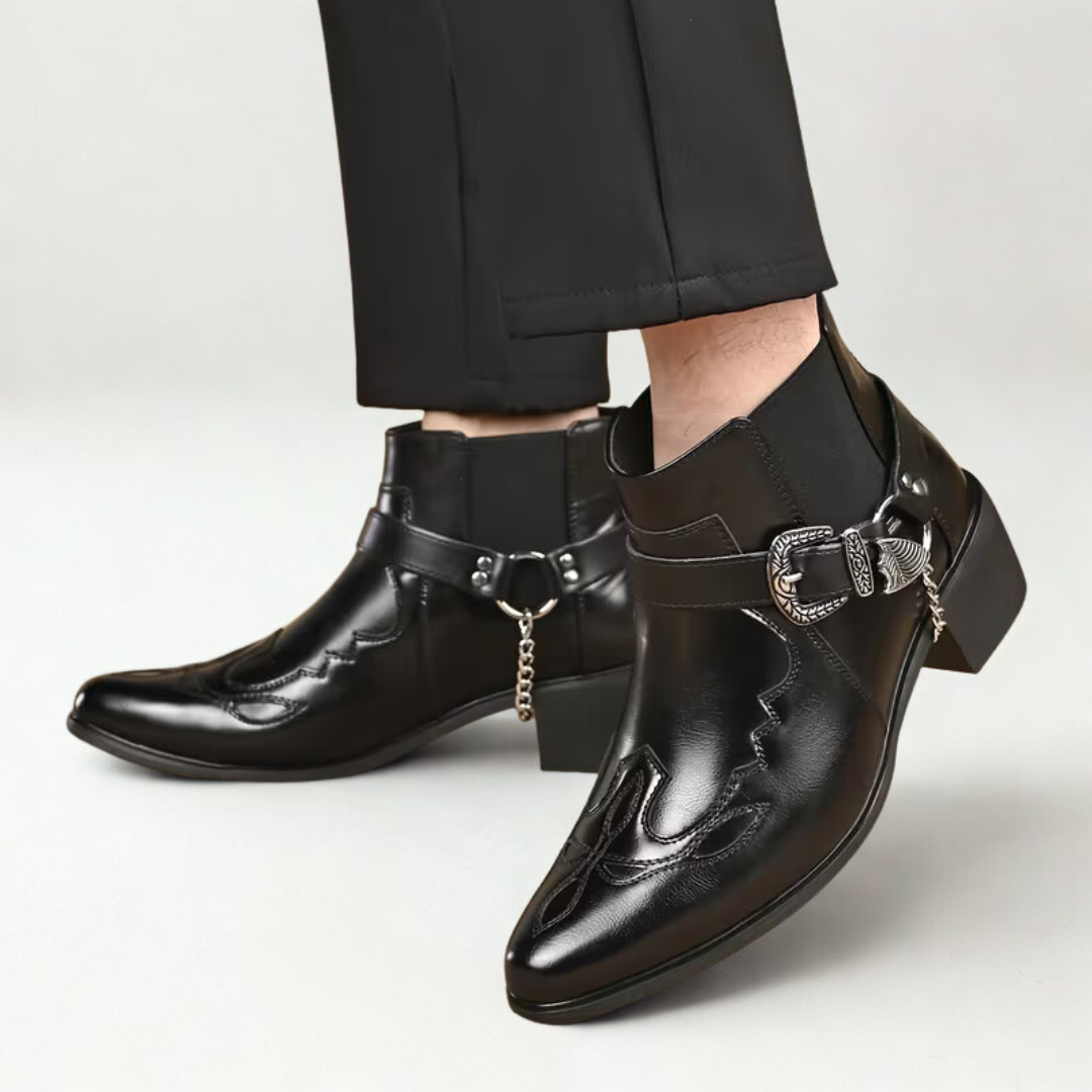 Vintage Templar Leather Boots