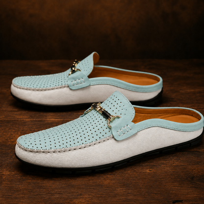 Alveroni Leather Mules