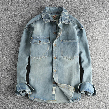 Vintage Paisley Utility Shirt