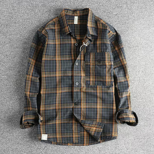 Vintage Cabin Plaid Shirt