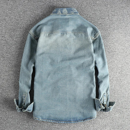 Vintage Paisley Utility Shirt