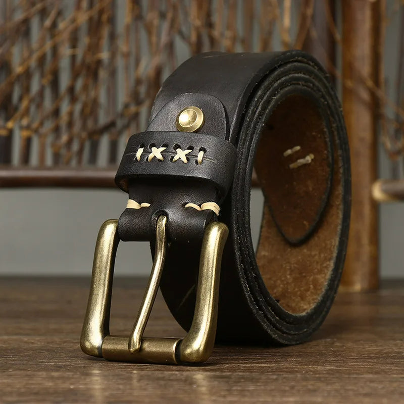 Rustic Outrider Leather Belt