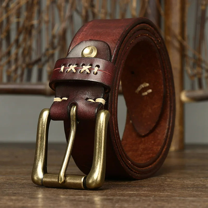 Rustic Outrider Leather Belt