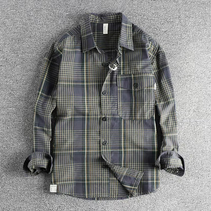 Vintage Cabin Plaid Shirt