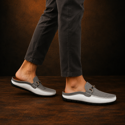 Alveroni Leather Mules